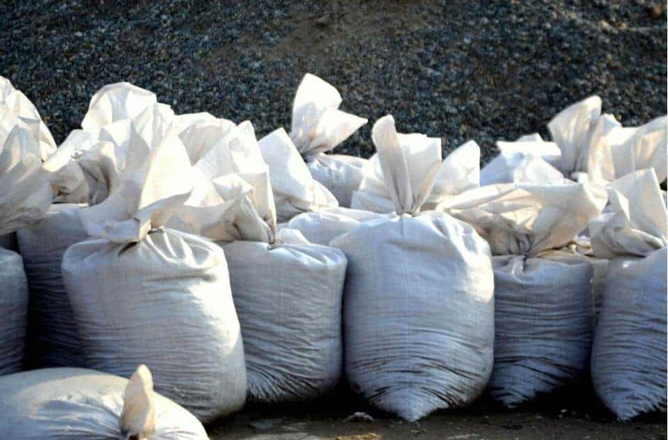 Sandbags in Calcasieu Parish