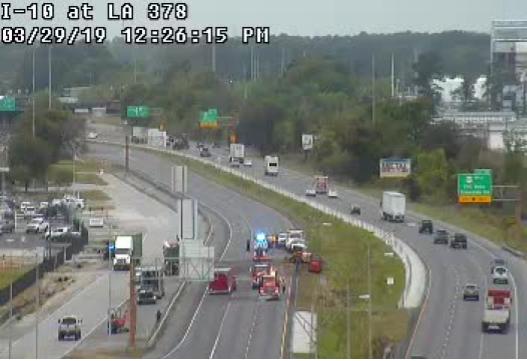 I-10 Crash in Westlake March 29, 2019 I-10 Crash in Westlake March 29, 2019
