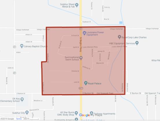 Sulphur Water Outage April 29, 2019