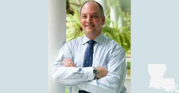 John Bel Edwards in Lake Charles