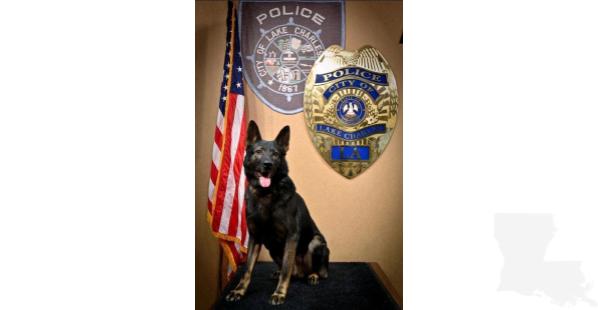 Lake Charles Police Department retired K9 Bobby