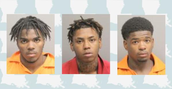 3 Louisiana Men Arrested for Suspected Armed Robbery After Leading Police on Vehicle and Foot Chase