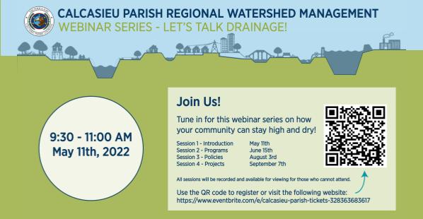 Calcasieu Parish ‘Let’s Talk Drainage’ Sessions