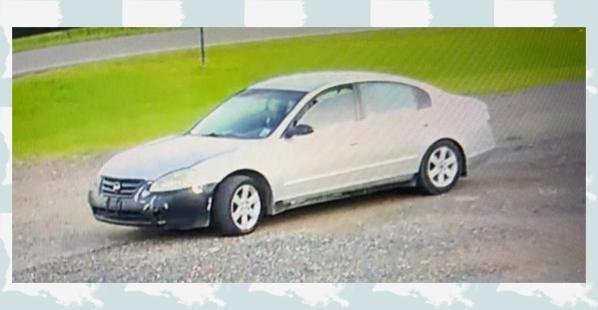Beauregard Parish June 6 Theft Suspect Vehicle