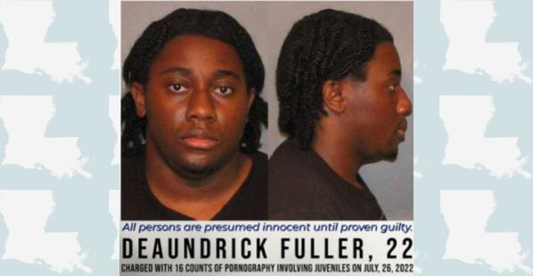 Deaundrick Fuller, 22, of Shreveport, Louisiana
