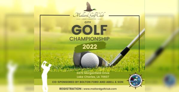 43rd Annual Men’s City Golf Championship at Mallard Golf Club in Lake Charles Announced