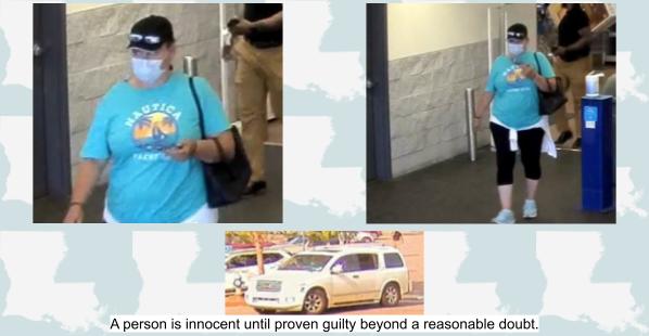 Ascension Parish, Louisiana, August, 2022, Walmart TV Theft Suspect