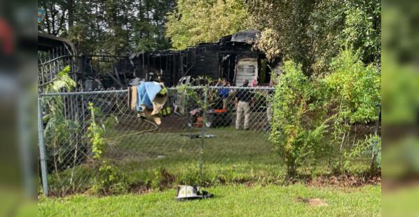 House Fire at 1400 block, Barthel Road, Pineville, Louisiana