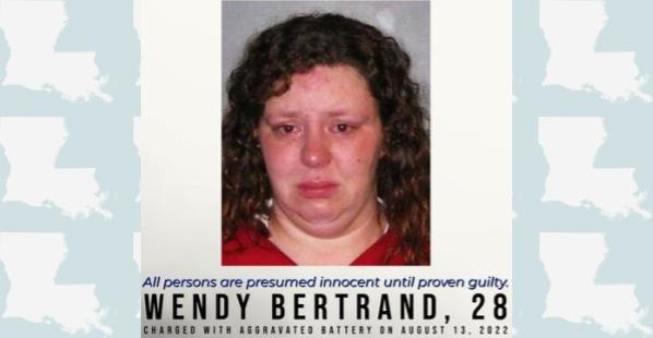 Wendy Bertrand, 28, of Princeton, Louisiana