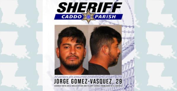 Jorge Gomez-Vasquez, 29, of Shreveport, Louisiana Jorge Gomez-Vasquez, 29, of Shreveport, Louisiana
