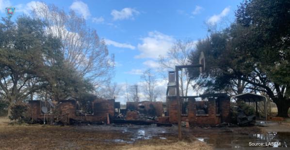 Winnsboro, Louisiana Fatal House Fire, December 29, 2022