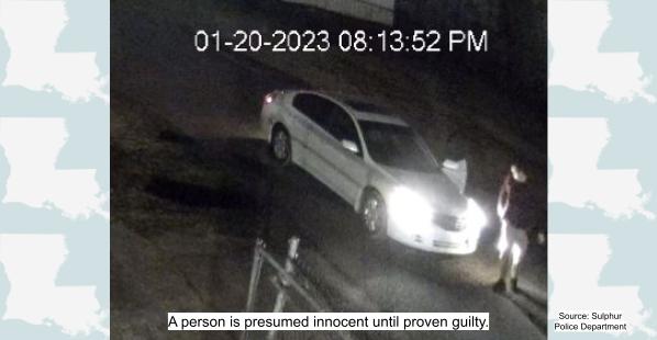 Louisiana Authorities Asking for Help Identifying Person and Vehicle Involved in Hit-and-Run in Sulphur