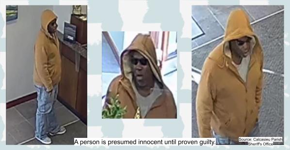 Authorities in Louisiana Asking for Help in a February 17 Bank Robbery Investigation in Lake Charles