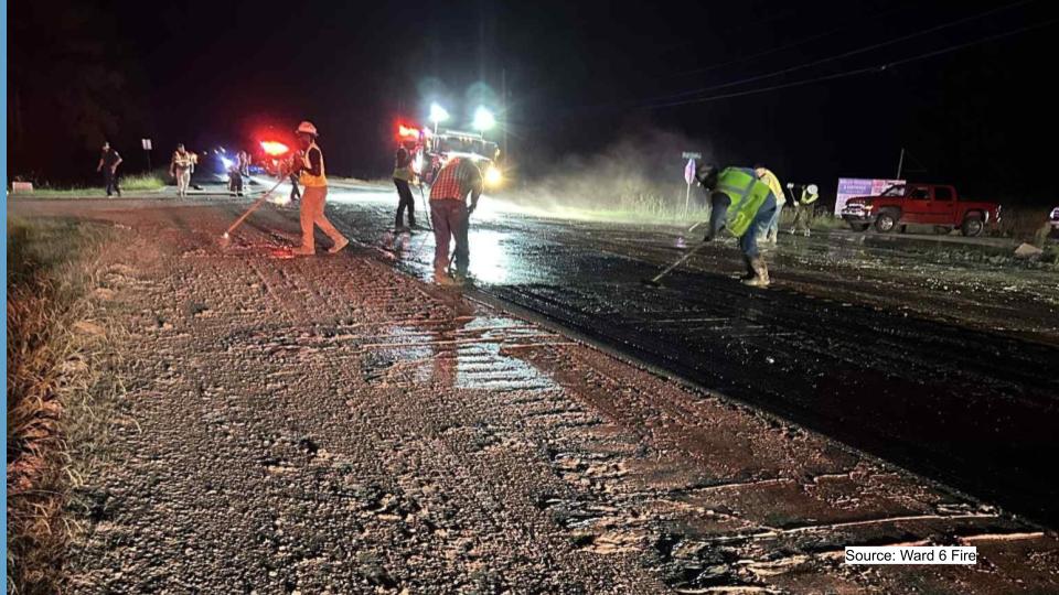 Sulphur Traffic Disruption: Drill Mud Spill Temporarily Shuts Down Highway 27 at High Hope Road
