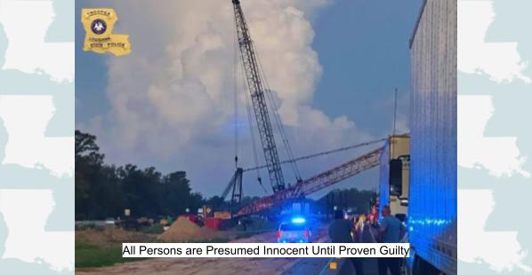 Vinton Man Arrested After Construction Crane Crash Shuts Down I-10 in Calcasieu Parish