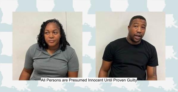 Ebony Taylor, 42, and Andre Jackson, 39, both of Shreveport, Louisiana