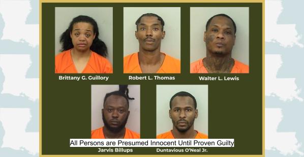 Lake Charles Drug Conspiracy Leads To Five Arrests At Calcasieu Correctional Center