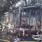 Mobile Home Fire on East Jim Pickens Road, just north of Sulphur, in Calcasieu Parish