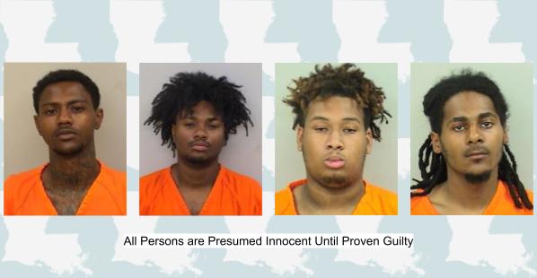 Lake Charles Club Parking Lot Targeted In Multiple Gun Thefts, Four Arrested, One Suspect Remains At Large