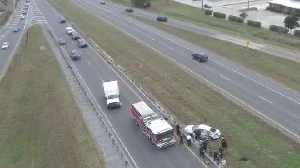 Lake Charles Traffic Alert: I-210 Westbound Closed At Nelson Road Due To Rollover Crash