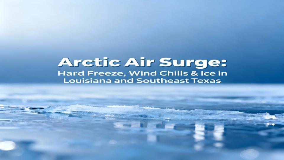 Louisiana Braces For Weekend Freeze, Possible Ice From Saturday Night Into Sunday