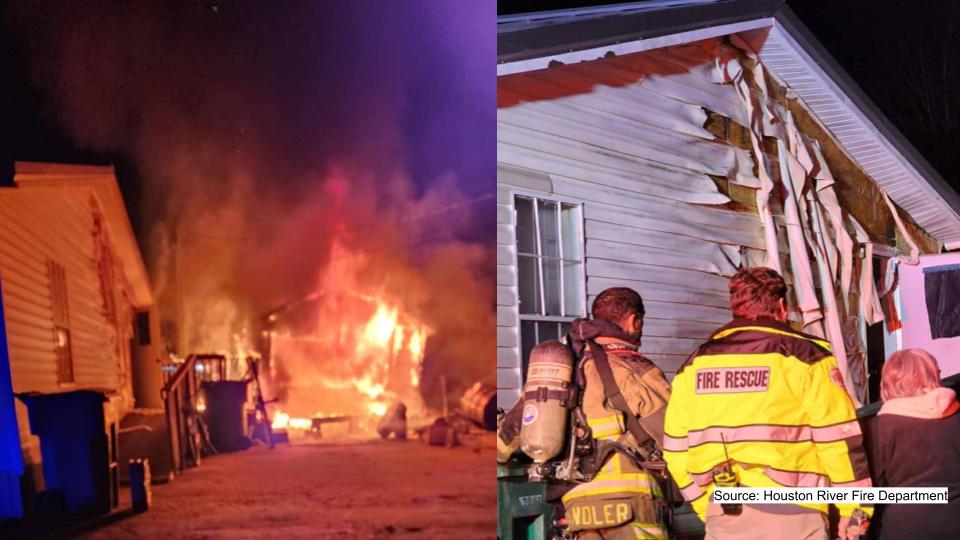 Structure Fire on Carswell Street, in Sulphur, Louisiana