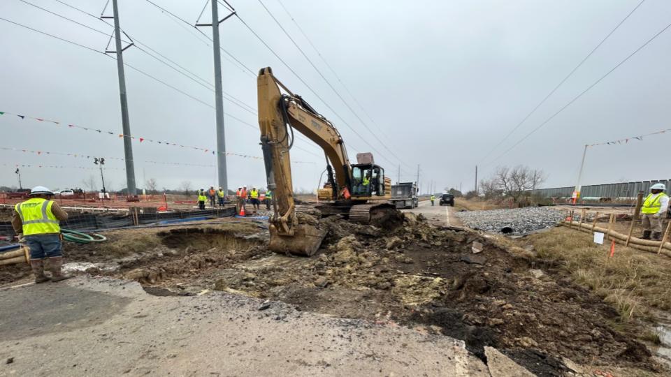 Carlyss Road Closure: Portion Of Ellis Moss Road Shut Down After Roadway Failure