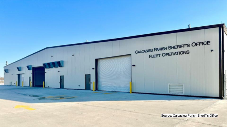 Calcasieu Parish Sheriff’s Office Opens New $9.5 Million Fleet Operations Center in Lake Charles