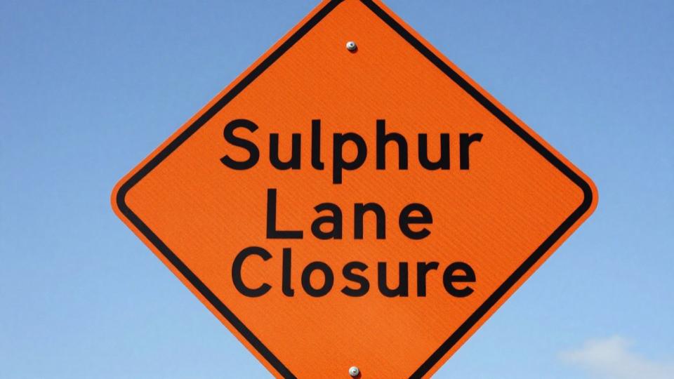 Sulphur Drivers Advised Of March 16-20 Lane Closures At Beglis Pkwy Intersection