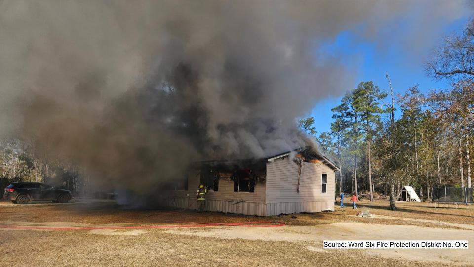 Vinton Home Destroyed In Early-Morning Fire On Foster Brothers Road